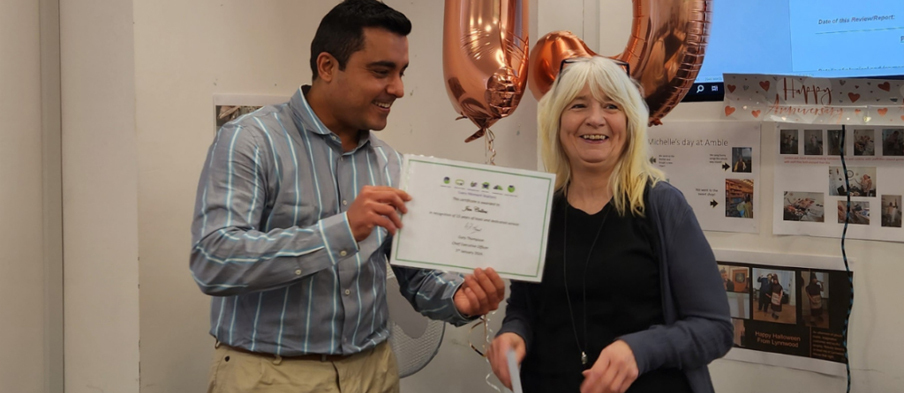 Jan Collins’ sweet surprise for 15 years at Swanton