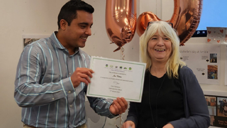 Jan Collins’ sweet surprise for 15 years at Swanton